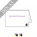 Grusskarte | 400g Bilderdruckpapier weiss | DIN A5 | 4/4-farbig